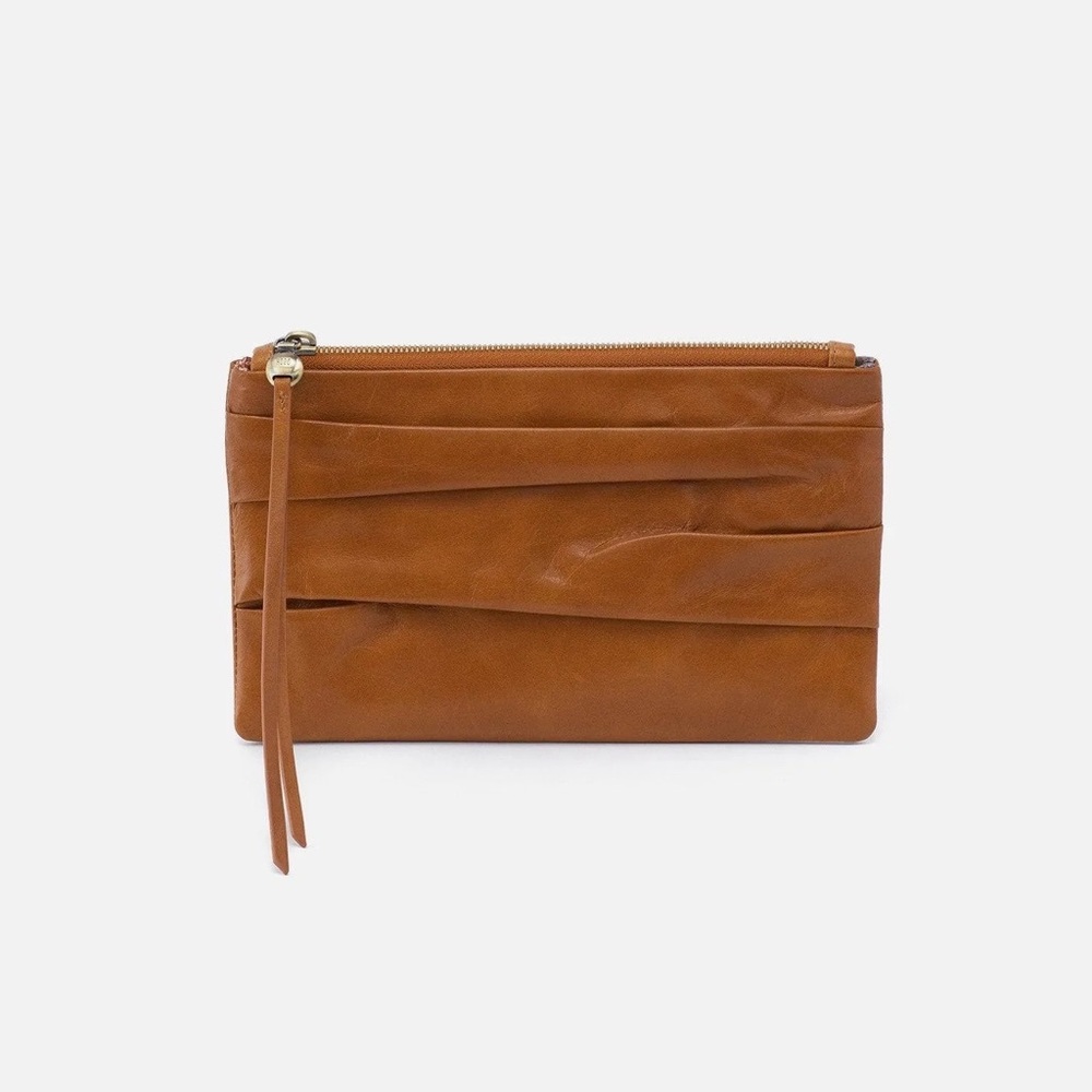 HOBO Waver Wristlet Wallet Clutch in Truffle